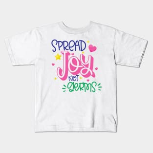 Spread JOY Not Germs Kids T-Shirt